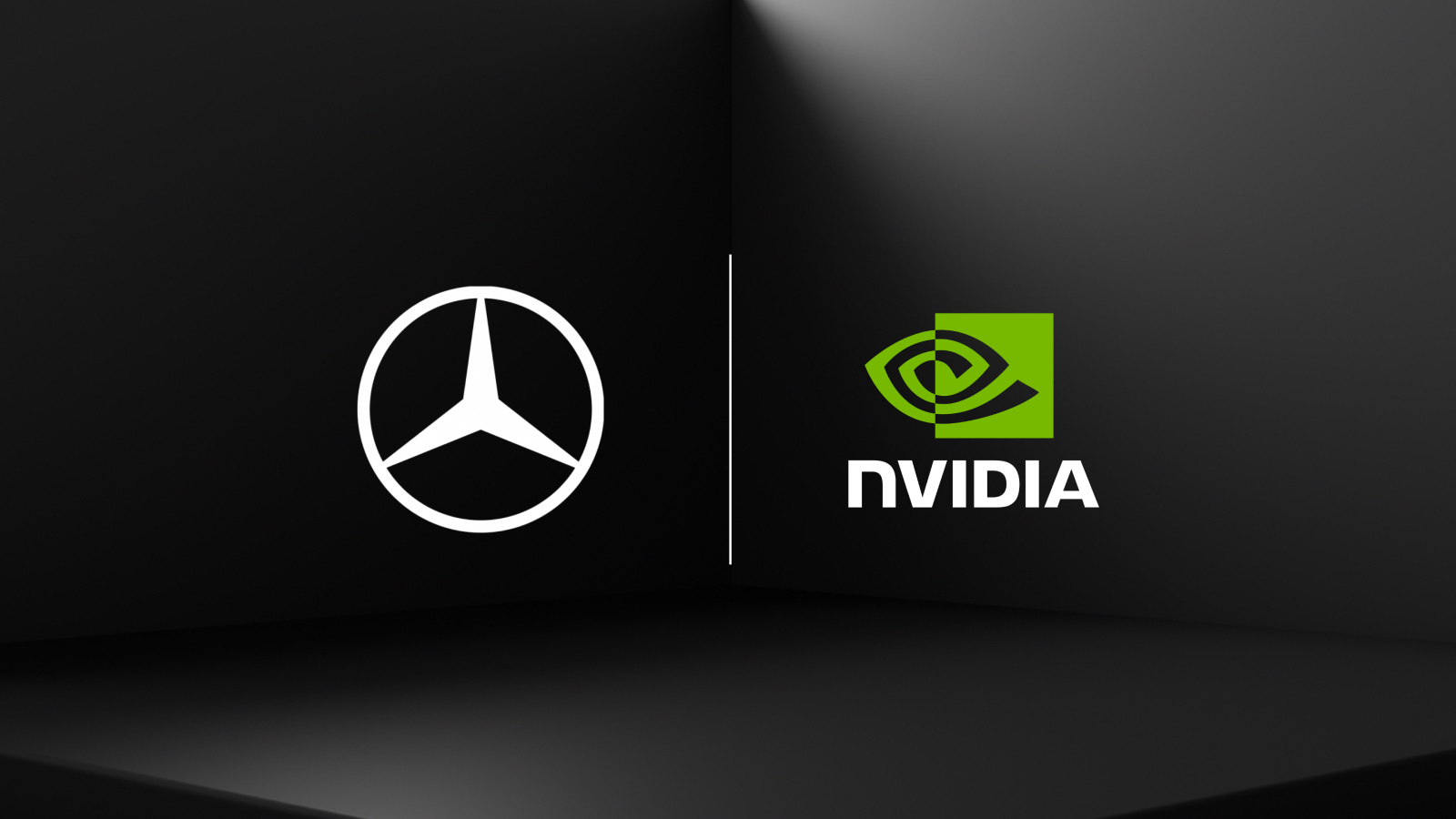 メルセデス・ベンツとNVIDIAのロゴ