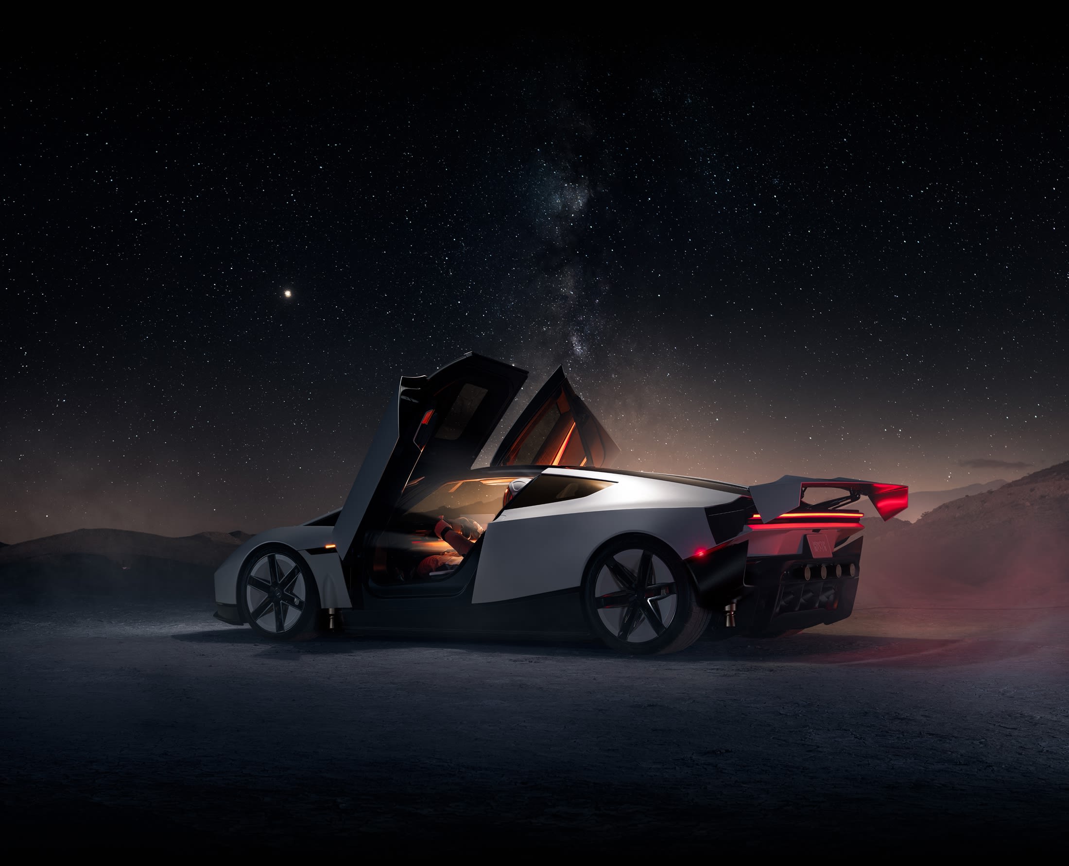 テスラ 新型ロードスターの外観
