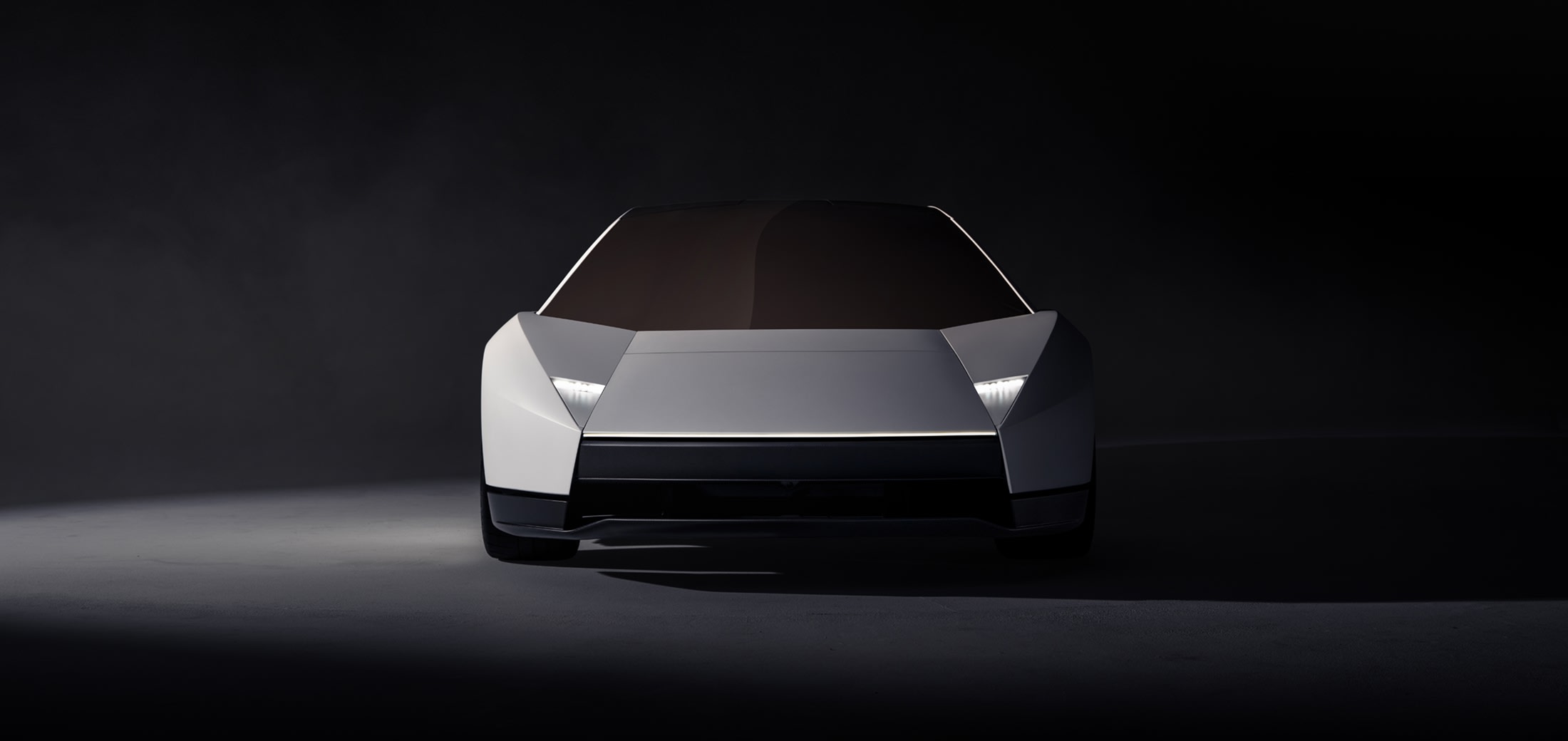 テスラ 新型ロードスターのフロントスタイル